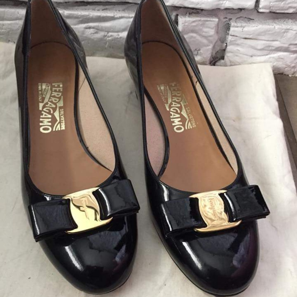 Salvatore Ferragamo black shoes